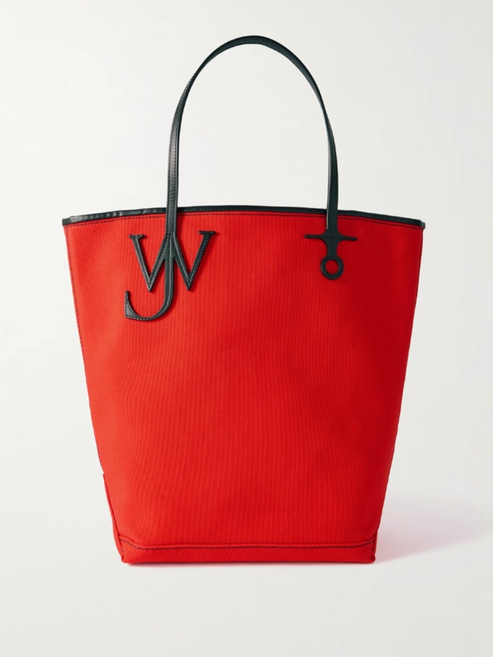 NWT $790 JW Anderson Tall Anchor Canvas Tote in Red/Black!